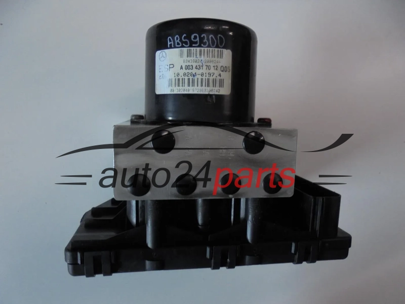 ABS pompa i sterownik MERCEDES BENZ A0034317012 10020401974 A1705450132