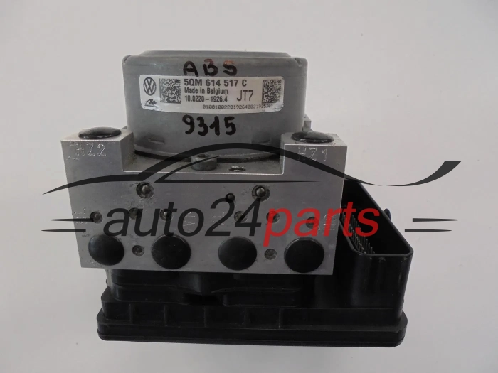 Pompe ABS et calculateur VOLKSWAGEN 5QM614517C 10091743043