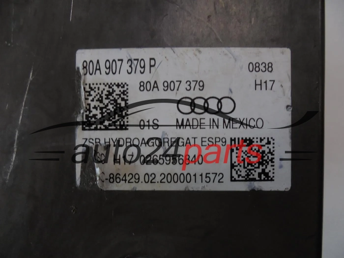 Pompa abs i sterownik AUDI 0265291727 80A614517P 80A907379 0265956840