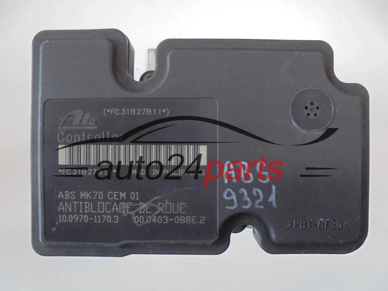 Abs pompa i sterownik CITROEN PEUGEOT 9675185380 10020702204 10097011703