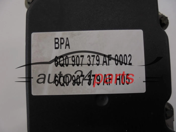 Abs pompa i sterownik VOLKSWAGEN SEAT SKODA 0265231712 6Q0614117S 0265800511 6Q0907379AF