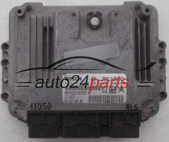 MOTORSTEUERGERÄT ECU STEUERGERÄT CITROEN PEUGEOT 1.4 HDI