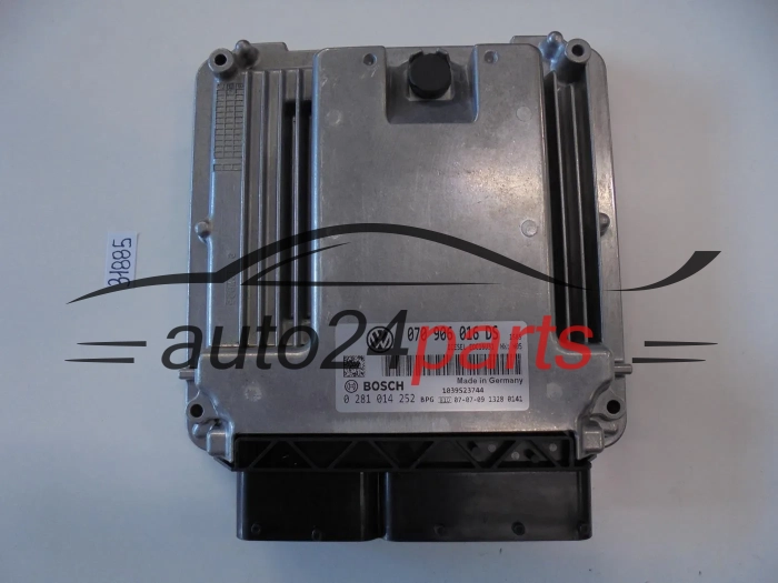 Sterownik silnika VOLKSWAGEN T5 2.5 TDI 0281014252 070906016DS EDC16U31