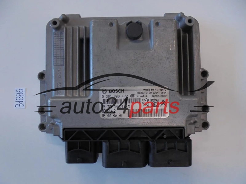 Sterownik silnika CITROEN PEUGEOT 0261S06472 9675495080 9666319180 MEV17.4.2