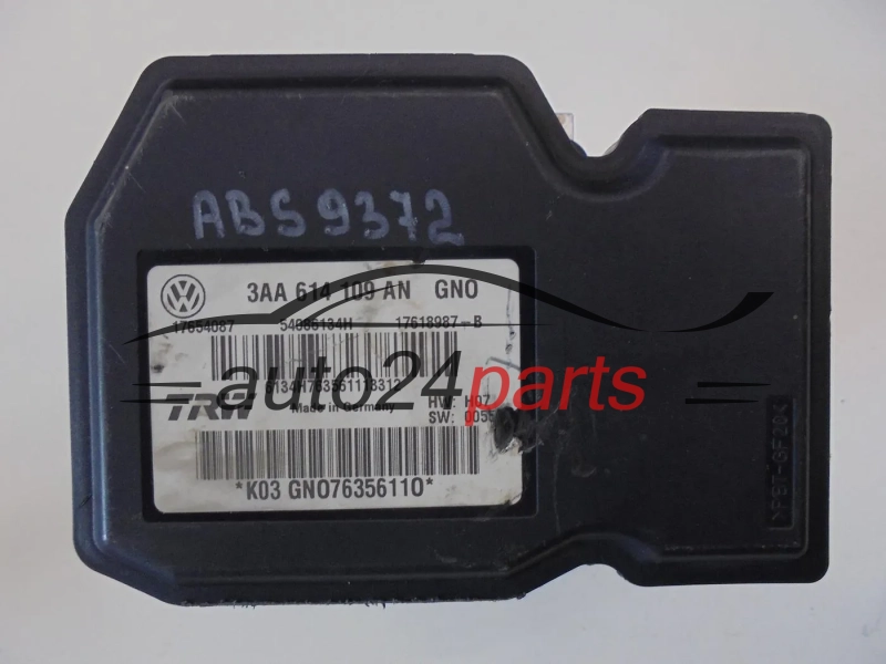 Pompa abs i sterownik VOLKSWAGEN 3AA614109AN 17654087