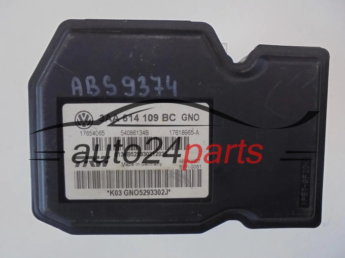 Pompa abs i sterownik VOLKSWAGEN 3AA614109BC 17654065
