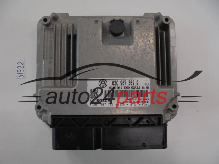 Sterownik silnika VOLKSWAGEN TIGUAN 1.4 TSI 0261S07732 03C907309Q MED17.5.5