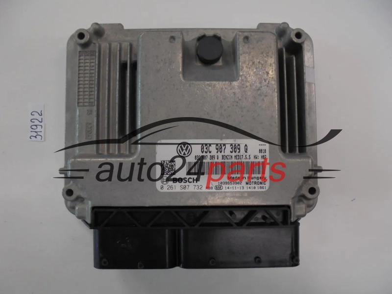 Sterownik silnika VOLKSWAGEN TIGUAN 1.4 TSI 0261S07732 03C907309Q MED17.5.5
