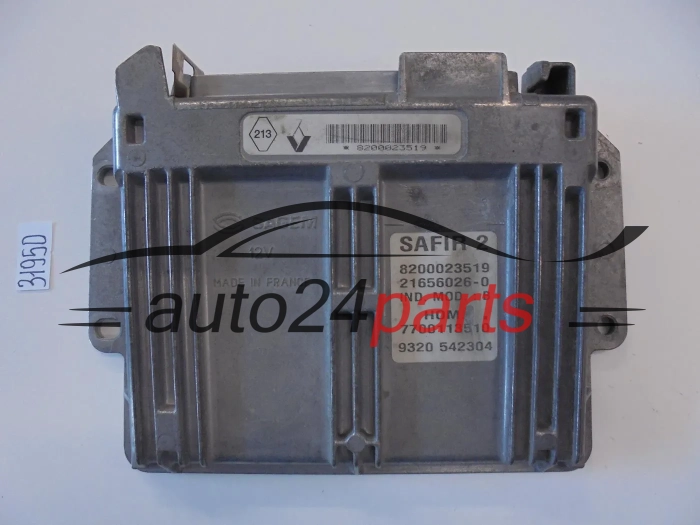 KOMPUTER STEROWNIK SILNIKA RENAULT TWINGO 1.2, SAFIR 2, 8200023519, 21656026-0, 216560260, HOM7700113510, 9352 576613, 9352576613