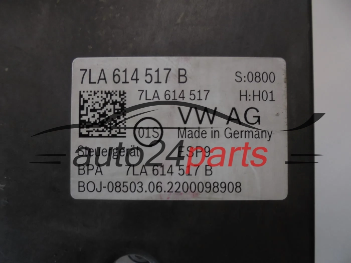 Pompa abs i sterownik VOLKSWAGEN 0265293566 7LA614517B 0265956699