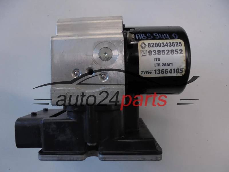 Pompa abs i sterownik RENAULT TRAFIC PRIMASTAR VIVARO 8200343525 93852852 13664105 13509005M 54084684B