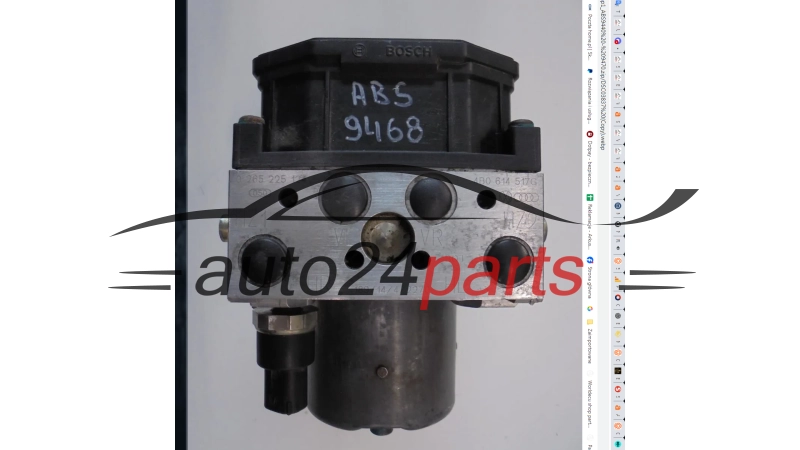 Pompa ABS i sterownik VOLKSWAGEN AUDI SEAT SKODA 0265225124 4B0614517G 0265950055