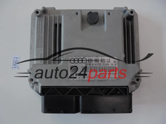 KOMPUTER STEROWNIK SILNIKA AUDI A3 2.0 TDI BOSCH 0 281 013 276, 0281013276, 03G 906 021 LG, 03G906021LG, 03G906021AN, EDC16U34