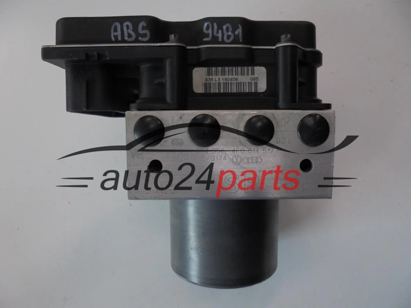 Pompa ABS i sterownik AUDI BOSCH 0265234356 4F0614517P 4F0910517P 0265950487