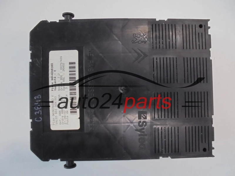 Centralka modul komfortu BSI CITROEN PEUGEOT VALEO 9636760580 F 9636760580F 9644098380