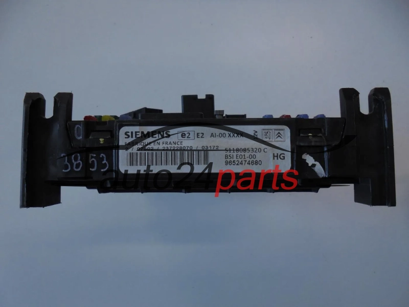 Centralka modul komfortu CITROEN PEUGEOT S118085320C 9652474680 BSI E01-00 HG