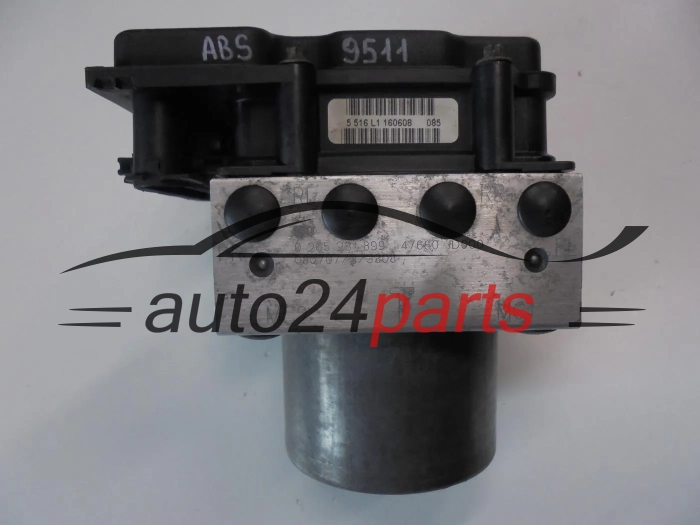 Pompa abs i sterownik NISSAN QASHQAI 0265231899 47660JD000 0265800609