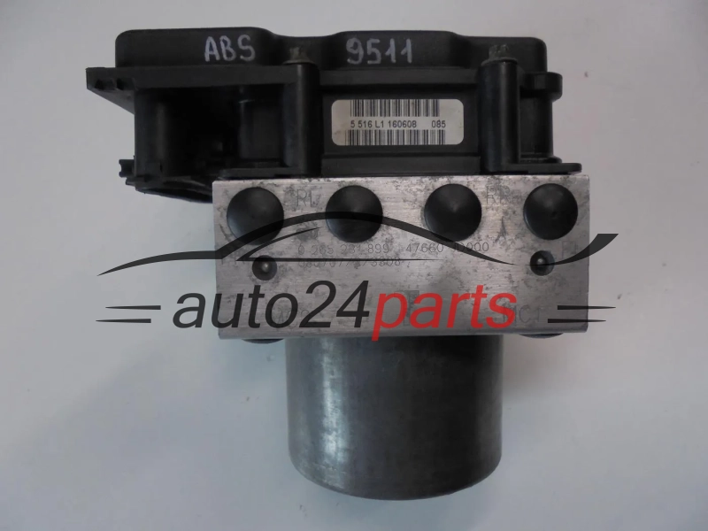 Pompa abs i sterownik NISSAN QASHQAI 0265231899 47660JD000 0265800609