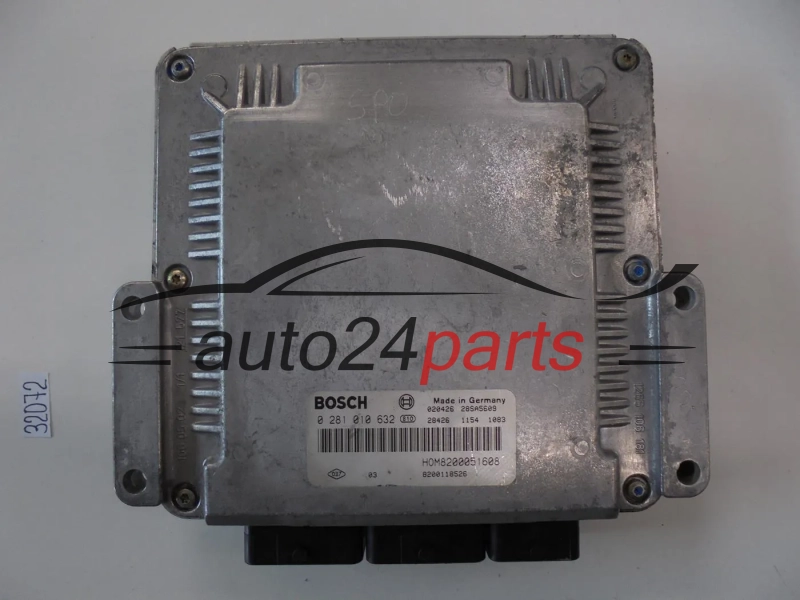 Sterownik silnika RENAULT TRAFIC 1.9 DCI 0281010632 HOM 8200051608 8200204836
