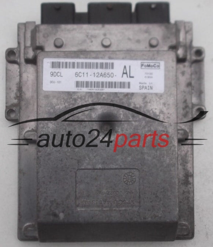 MOTORSTEUERGERÄT ECU STEUERGERÄT  FORD TRANSIT 2.4 TDCI FoMoCo 6C11-12A650-AL,  9DCL 