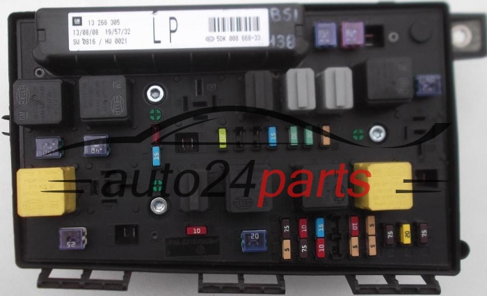 BOITE ELECTRIQUE A RELAIS ET FUSIBLE OPEL ASTRA H ZAFIRA B GM 13 268 305 LP