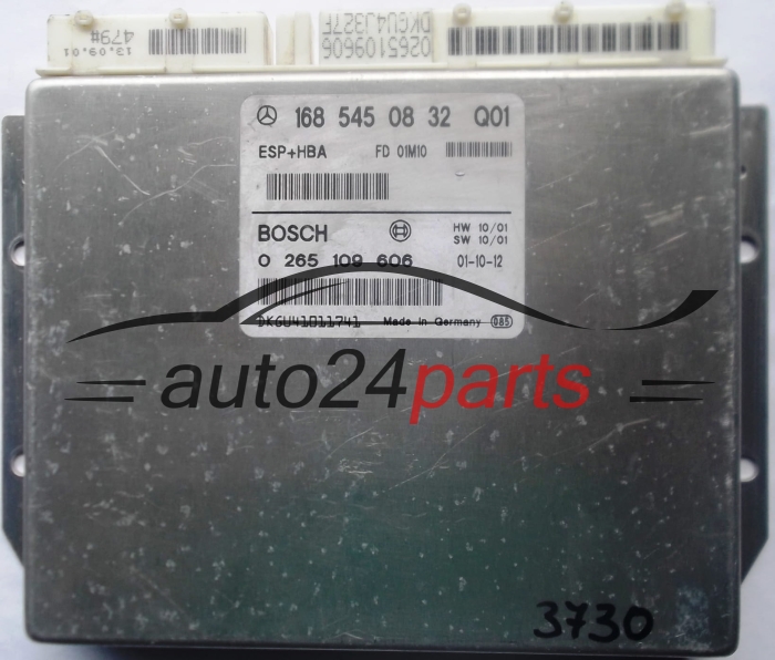 A1685450832, 1685450832, A 168 545 08 32 BOSCH 0265109606, 0 265 109 606