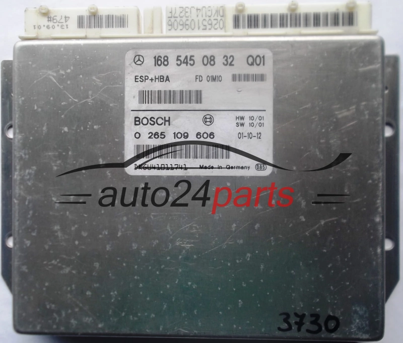 A1685450832, 1685450832, A 168 545 08 32 BOSCH 0265109606, 0 265 109 606