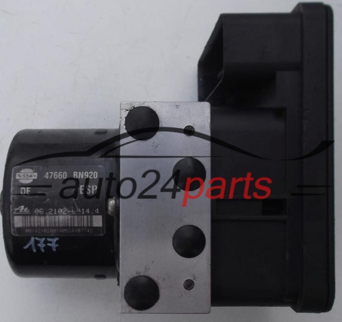 BOMBA HIDRAULICA Y CENTRALITA ABS  NISSAN ALMERA ATE 06.2102-0014.4,  47660 BN920