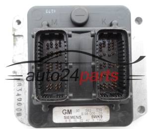 MOTORSTEUERGERÄT ECU STEUERGERAT OPEL ASTRA ZAFIRA 1.8 X18XE1 SIEMENS 5WK9 3 190, 5WK93190, GM 90 582 539, 90582539 