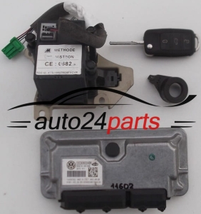 MOTORSTEUERGERÄT ECU STEUERGERAT VOLKSWAGEN SEAT IBIZA 1.4 MAGNETI MARELLI MY2 4HV.BK, MY24HVBK, 03C 906 024 BK, 03C906024BK, 61601.502.06, 6160150206 