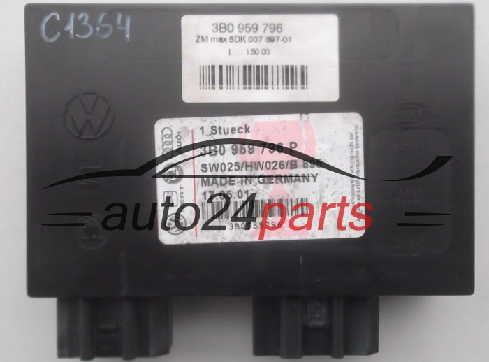 KOMFORTSTEUERGERÄT  VW SEAT SKODA HELLA 5DK 007 697-01, 3B0 959 796 P