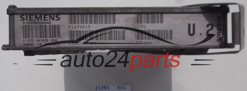 KOMPUTER STEROWNIK SILNIKA VOLVO 850 SIEMENS S103955404 E, S103955404E, P1270515, 1T50189785, U.2