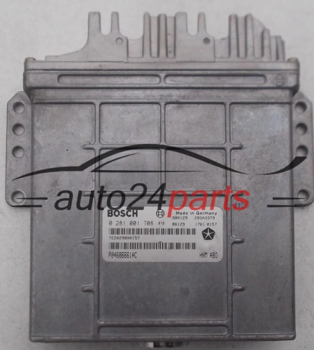 CALCULATEUR MOTEUR CHRYSLER VOYAGER 2.5 TDI BOSCH 0 281 001 708