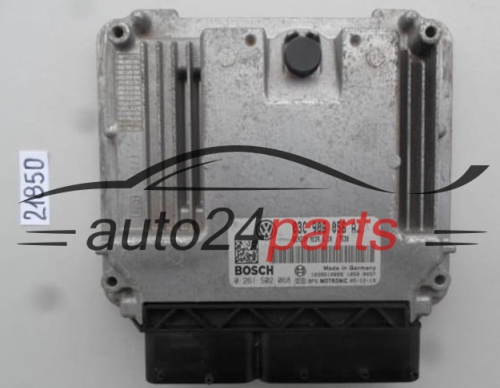 KOMPUTER STEROWNIK SILNIKA VOLKSWAGEN GOLF 1.4 FSI BOSCH 0 261 S02 068, 0261S02068, 03C 906 056 AJ, 03C906056AJ, MED9.5.10