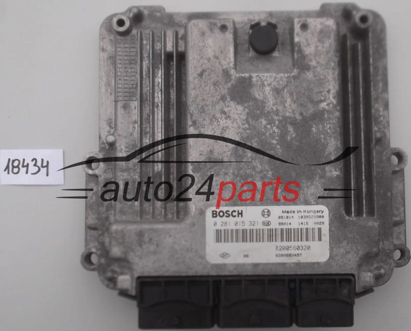 KOMPUTER STEROWNIK SILNIKA RENAULT LAGUNA 2.0 DCI BOSCH 0 281 015 321, 0281015321, 8200560320