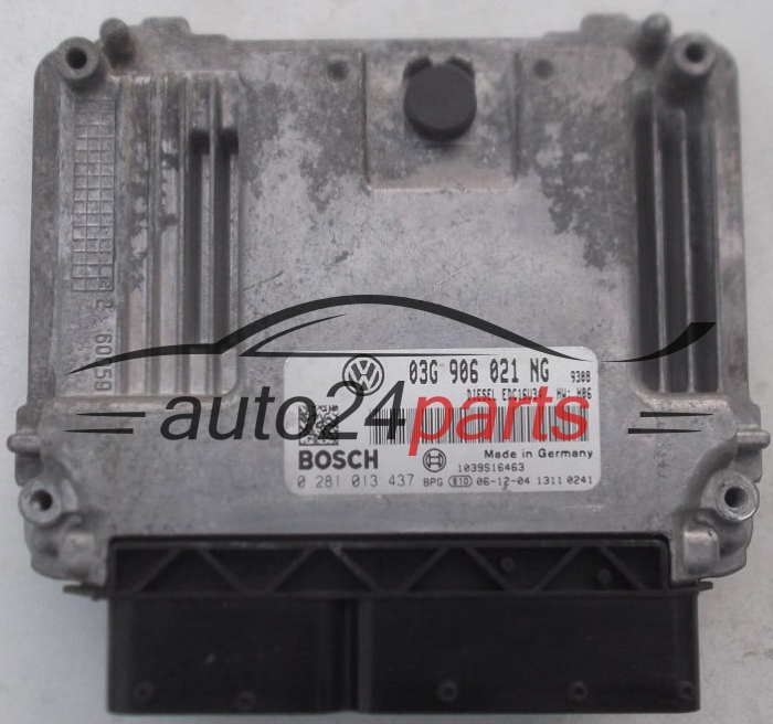CALCULATEUR MOTEUR VOLKSWAGEN PASSAT 1.9 TDI BOSCH 0 281 013 437