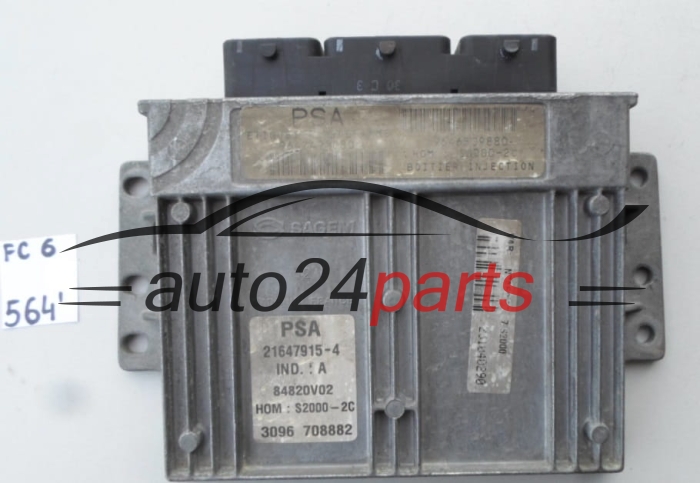 CENTRALITA DE MOTOR CITROEN PEUGEOT 21647915-4, 216479154, 9647498080 