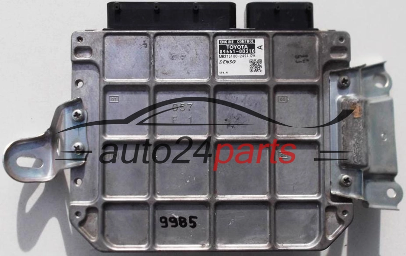KOMPUTER STEROWNIK SILNIKA TOYOTA YARIS 1.3 VVTi DENSO MB2751002494, MB275100-2493 896610D310, 89661-0D310 