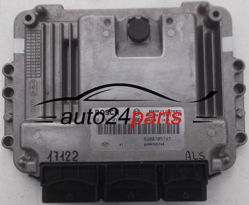 ECU CENTRALITA DE MOTOR RENAULT MEGANE SCENIC BOSCH 0 281 013 907, 0281013907, 82 00 705 747, 8200705747, 8200705748