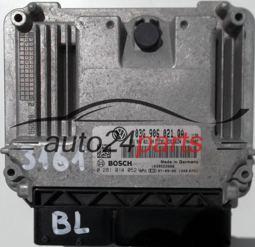 MOTORSTEUERGERÄT ECU STEUERGERÄT VW VOLKSWAGEN GOLF 1.9 TDI 03G906021QA