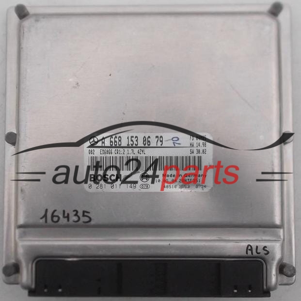 KOMPUTER STEROWNIK SILNIKA MERCEDES VANEO 1.7 CDTI BOSCH 0 281 011 149