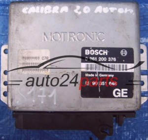 MOTORSTEUERGERÄT ECU STEUERGERAT OPEL CHEVROLET HOLDEN VAUXHALL CALIBRA VECTRA 2.0 C20NE BOSCH 0261200376, 0 261 200 376, 90351648, 90 351 648