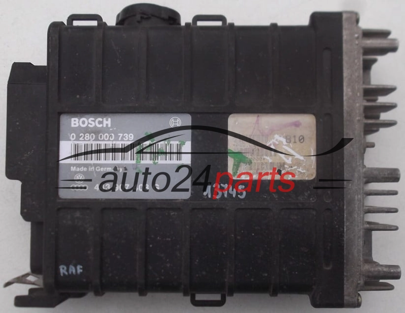 Sterownik silnika VW VOLKSWAGEN PASSAT JETTA SEAT TOLEDO 1.8 443907403G BOSCH 0280000739 - 9397 13402 13745 13993 13997 15513 15604 15768 15771
