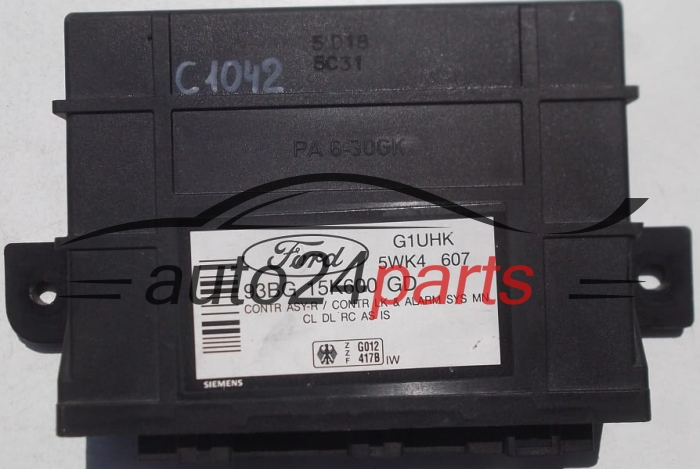 CENTRALKA MODUL STEROWNIK FORD MONDEO 93BG 15K600 GD,