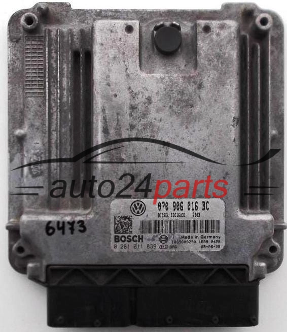 KOMPUTER STEROWNIK SILNIKA VW VOLKSWAGEN TOUAREG 5.0 TDI BOSCH 0 281 011 839