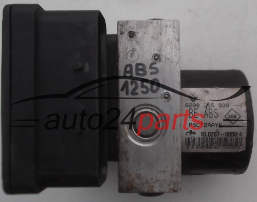 POMPE HYDRAULIQUE ET CALCULATEUR dABS RENAULT LAGUNA 8200 345 939 C, 8200345939C, P5CT2AAY6, ATE 10.0207-0050.4, 10020700504, 10.0970-1402.3, 10097014023