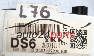 ZESPÓŁ WSKAŻNIKÓW ZEGARY PRĘDKOŚCIOMIERZ LICZNIK HYUNDAI MATRIX 1.5 CRDI DS6 20031111, 9400317360, 94003-17360, 200517900H, 2005-17900H