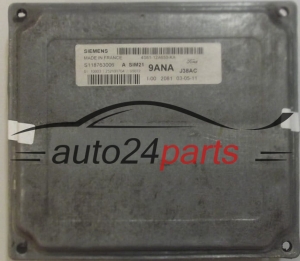 MOTORSTEUERGERÄT ECU STEUERGERÄT FORD FIESTA 1.3 SIEMENS S118763006 A, S118763006A, 4S61-12A650-KA, 4S6112A650KA,  9ANA, SIM21 