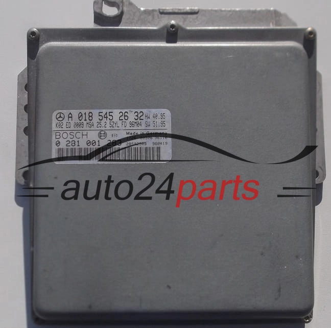 ECU CENTRALITA DE MOTOR MERCEDES W210 E290 2.9 TD A0185452632, 0185452632, A 018 545 26 32, BOSCH 0281001283, 0 281 001 283