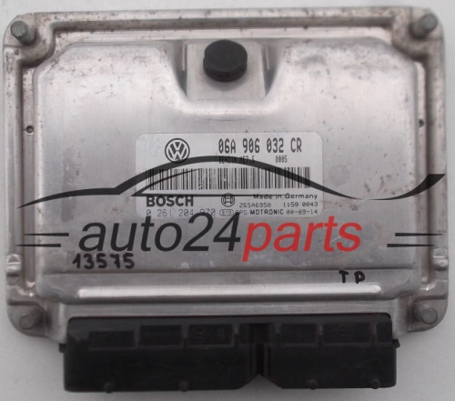 KOMPUTER STEROWNIK SILNIKA SEAT TOLEDO, LEON 1.8, BOSCH 0 261 204 970, 0261204970, 06A 906 032 CR, 06A906032CR